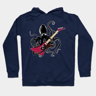 Kraken octopus with electric guitar Hoodie